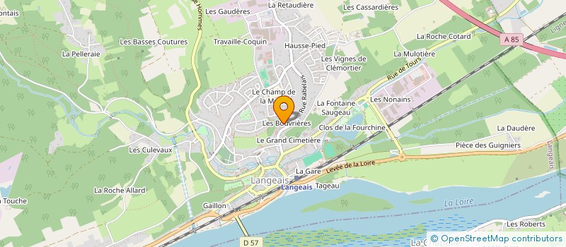 localisation de l'entreprise JLA PERSPECTIVES  COTEAUX-SUR-LOIRE