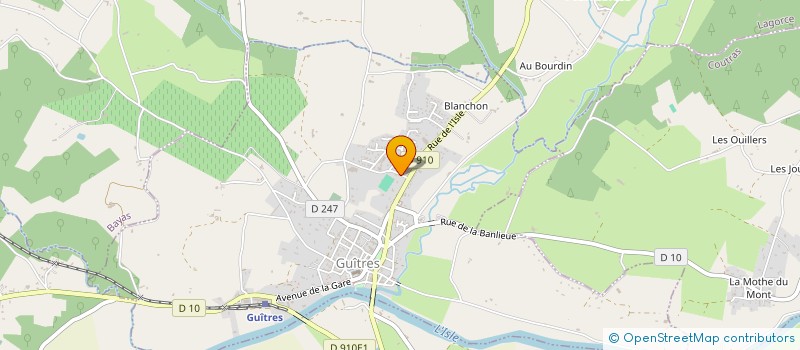 localisation de l'entreprise JLA RACING  GUITRES