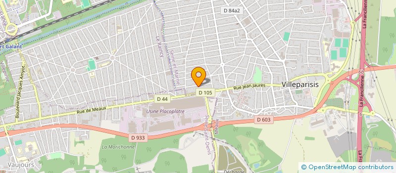 localisation de l'entreprise JLA TRANSPORTS à VILLEPARISIS