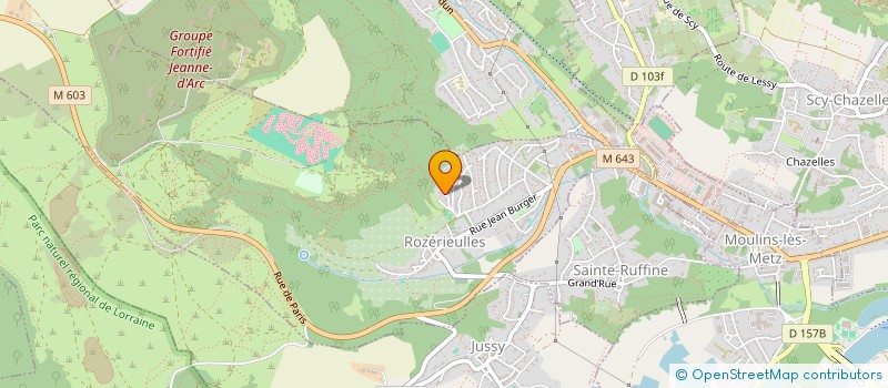 localisation de l'entreprise JLAA INTERNATIONAL CONSULTING  ROZERIEULLES