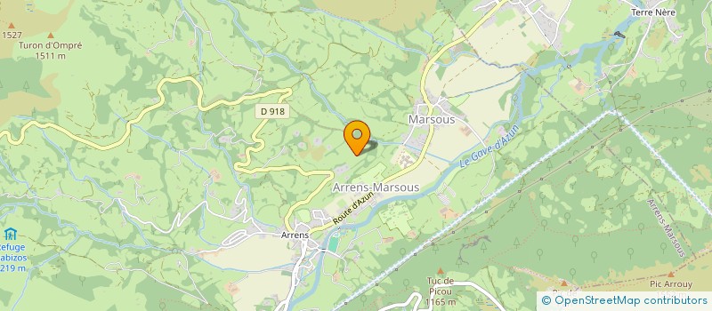 localisation de l'entreprise JLACABANE-SERVICES  ARRENS-MARSOUS