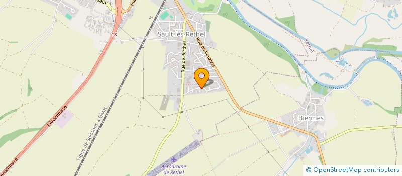 localisation de l'entreprise JLAF  SAULT-LES-RETHEL