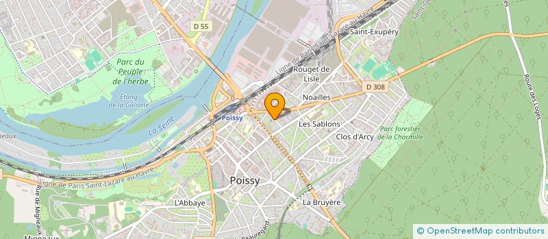 localisation de l'entreprise JLAM  POISSY