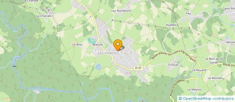 localisation de l'entreprise JLAM GROUP  LES VILLETTES