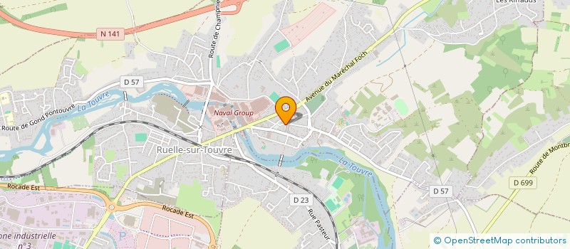 localisation de l'entreprise JLAN INVEST à RUELLE-SUR-TOUVRE