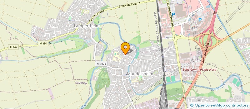 localisation de l'entreprise JLAP  MUNDOLSHEIM