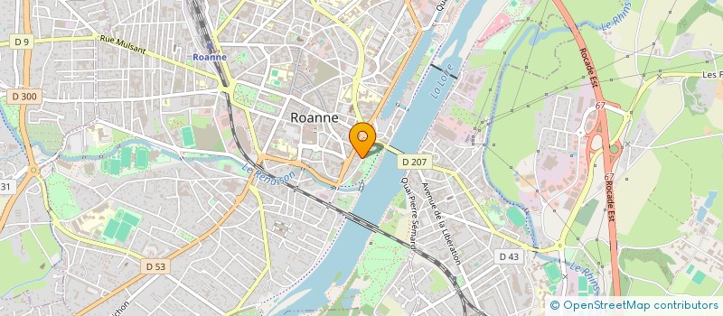 localisation de l'entreprise JLAREURE CONSULTING à ROANNE