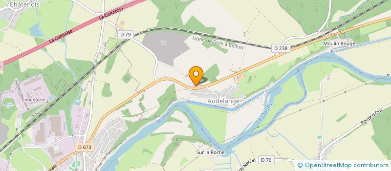 localisation de l'entreprise JLAUPY  AUDELANGE