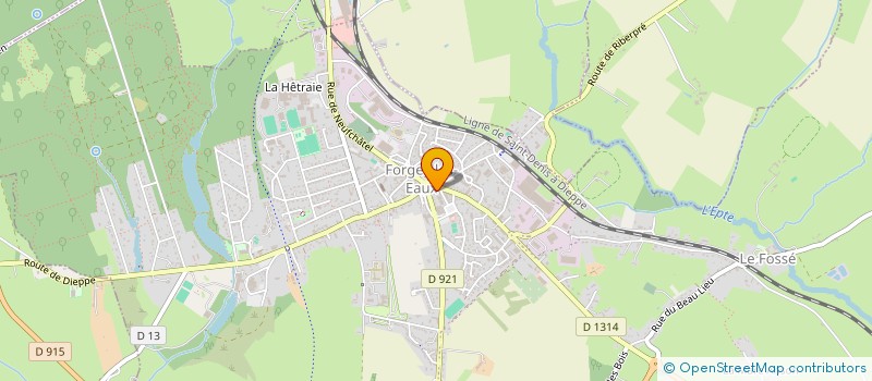 localisation de l'entreprise JLB à FORGES-LES-EAUX