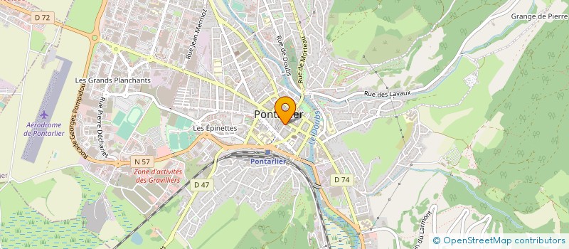 localisation de l'entreprise JLB à PONTARLIER