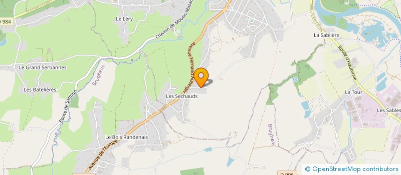 localisation de l'entreprise JLB  BELLERIVE-SUR-ALLIER