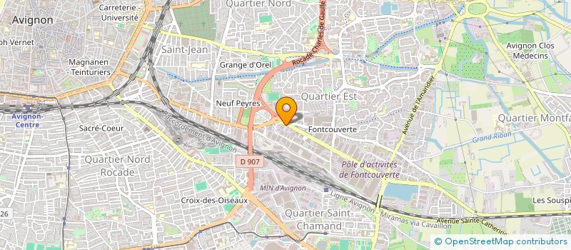 localisation de l'entreprise JLB  AVIGNON