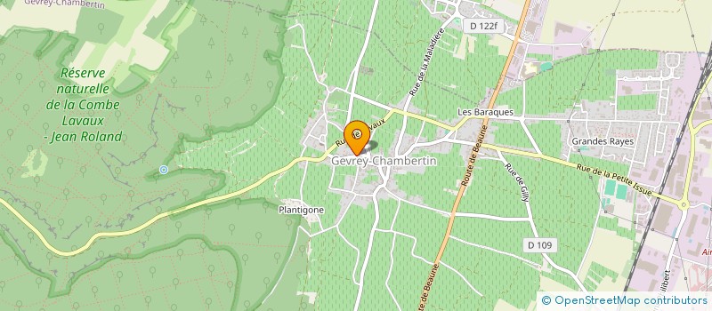 localisation de l'entreprise JLB à GEVREY-CHAMBERTIN
