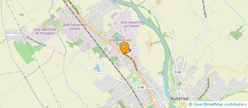 localisation de l'entreprise JLB  AUTERIVE