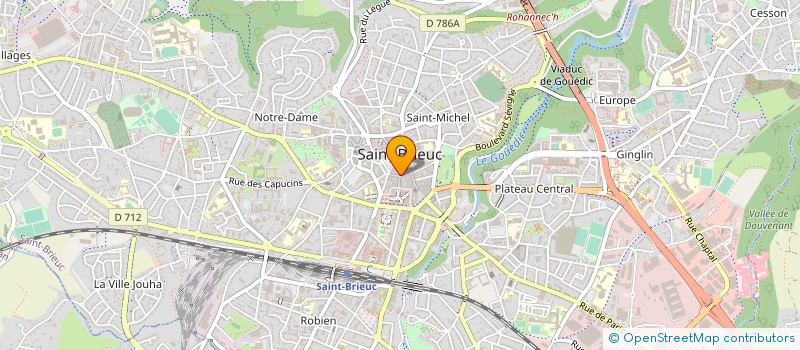 localisation de l'entreprise JLB à SAINT-BRIEUC