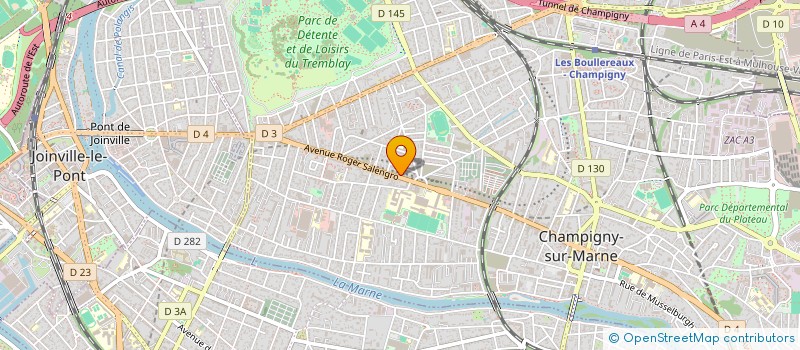 localisation de l'entreprise JLB  CHAMPIGNY-SUR-MARNE