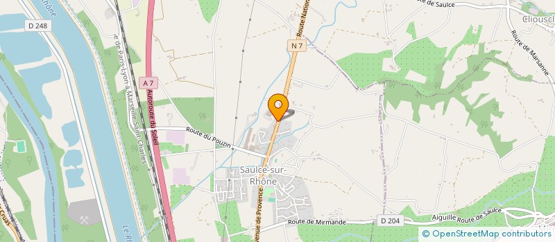 localisation de l'entreprise JLB  SAULCE-SUR-RHONE