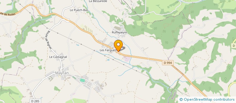 localisation de l'entreprise JLB  MAYRAN