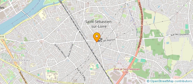 localisation de l'entreprise JLB AGENCEMENT  SAINT-SEBASTIEN-SUR-LOIRE