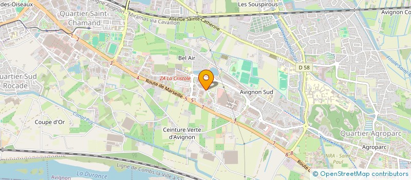 localisation de l'entreprise JLB AUTO  AVIGNON