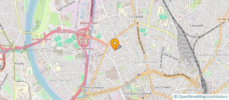 localisation de l'entreprise JLB BRAND FINANCES  TOULOUSE