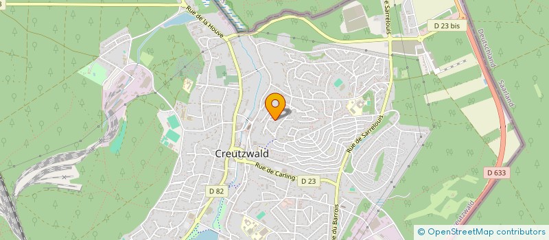 localisation de l'entreprise JLB CARRELAGE  CREUTZWALD