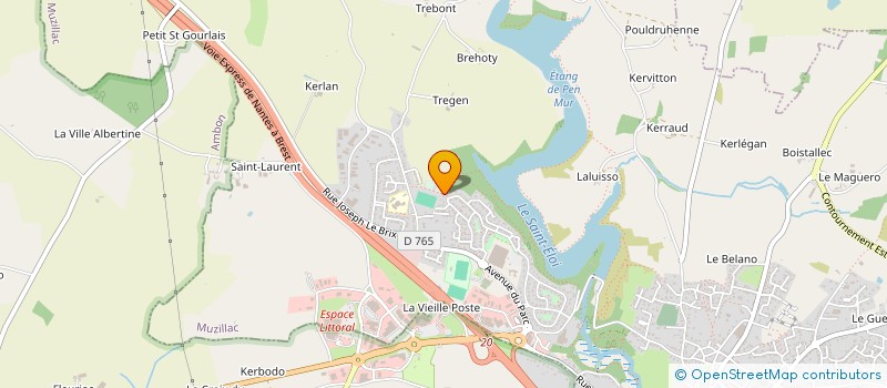 localisation de l'entreprise JLB ESPACES VERTS à MUZILLAC