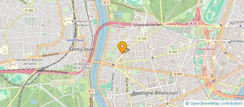 localisation de l'entreprise JLB EXPERT  BOULOGNE-BILLANCOURT