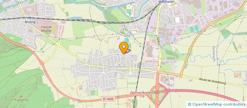 localisation de l'entreprise JLB FR INDUSTRIE  DORLISHEIM