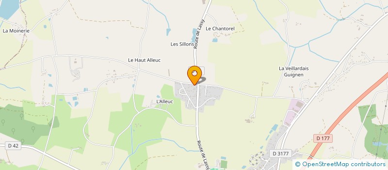 localisation de l'entreprise JLB IMMOBILIER  GUIGNEN