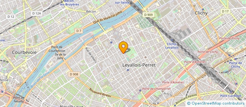 localisation de l'entreprise JLB INFORMATIQUE à LEVALLOIS-PERRET