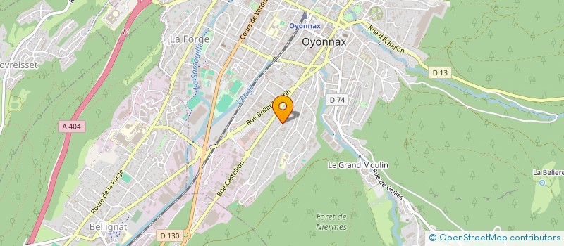 localisation de l'entreprise JLB INVESTISSEMENTS à OYONNAX