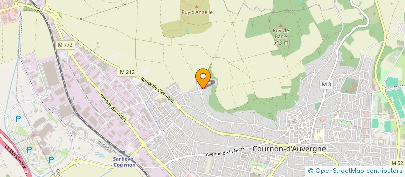 localisation de l'entreprise JLB MANAGEMENT  COURNON-D'AUVERGNE