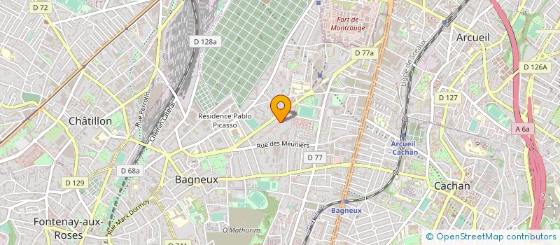 localisation de l'entreprise JLB PLOMBERIE à BAGNEUX