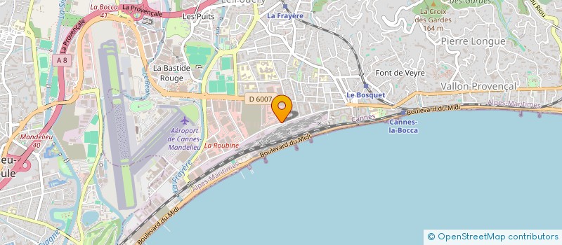 localisation de l'entreprise JLB PRODUCTION  CANNES