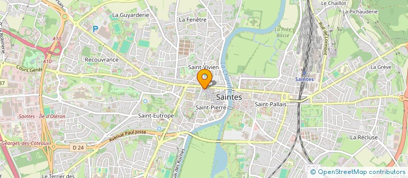 localisation de l'entreprise JLB RESTAURATION  SAINTES