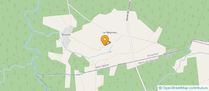 localisation de l'entreprise JLB SERVICES  BELIN-BELIET