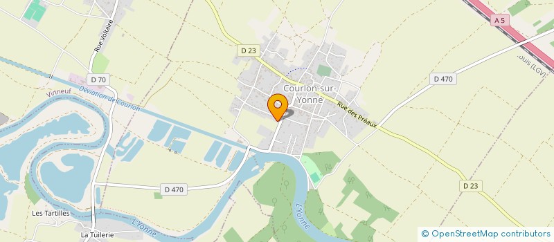 localisation de l'entreprise JLB SOLUTIONS  COURLON SUR YONNE