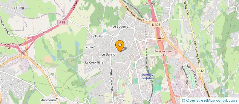 localisation de l'entreprise JLBCL21  DARDILLY