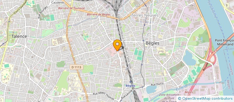 localisation de l'entreprise JLBR à BEGLES
