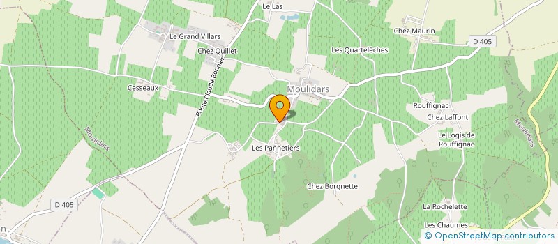 localisation de l'entreprise JLBV à MOULIDARS