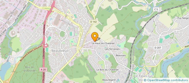 localisation de l'entreprise JLC à LE PALAIS SUR VIENNE