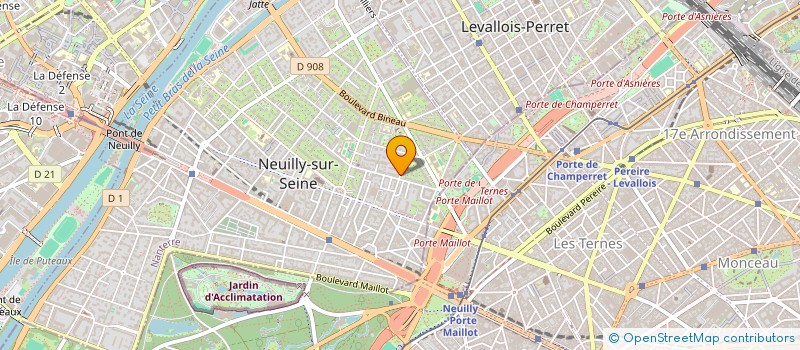 localisation de l'entreprise JLC à NEUILLY-SUR-SEINE