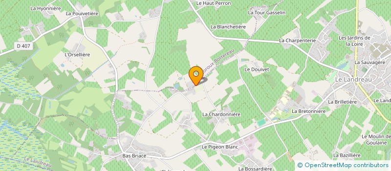 localisation de l'entreprise JLC à LE LOROUX-BOTTEREAU