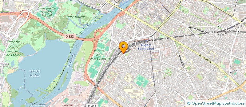 localisation de l'entreprise JLC à ANGERS