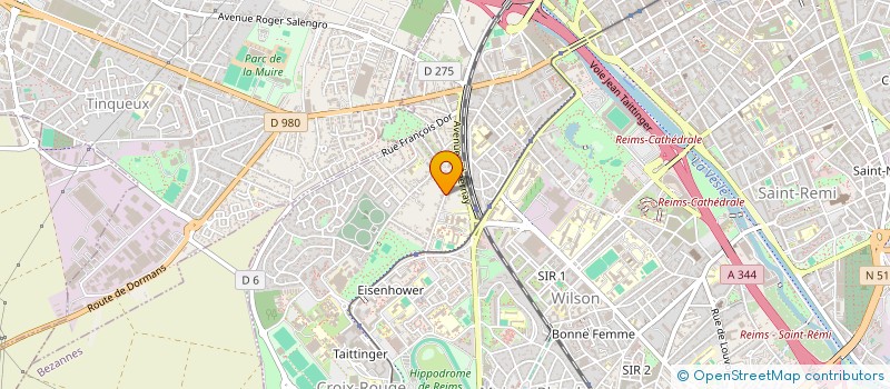 localisation de l'entreprise JLC  REIMS