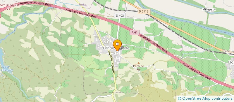 localisation de l'entreprise JLC  TREBES