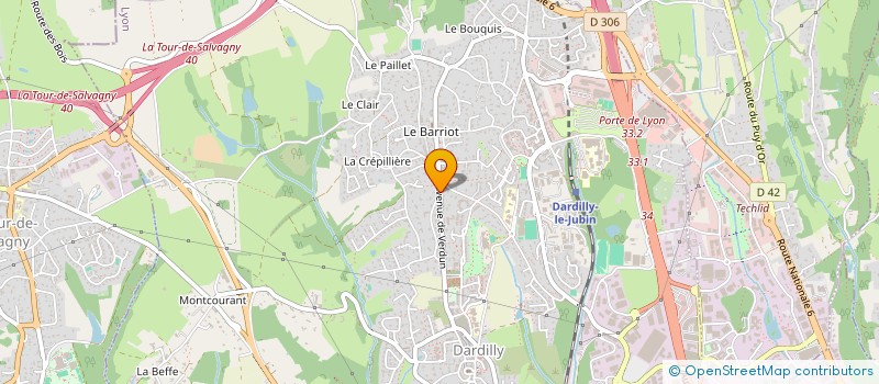 localisation de l'entreprise JLC  DARDILLY