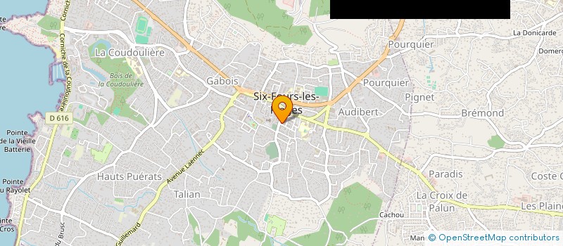 localisation de l'entreprise JLC 83 à SIX-FOURS-LES-PLAGES