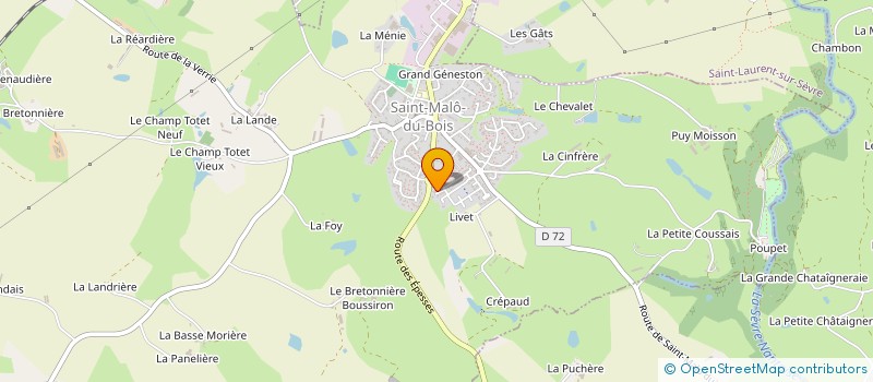 localisation de l'entreprise JLC  SAINT-MALO-DU-BOIS